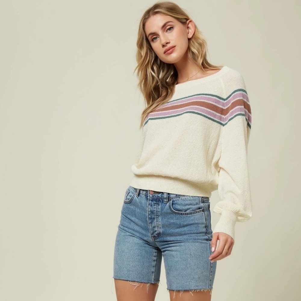 O'Neill Keik stripe knit sweater